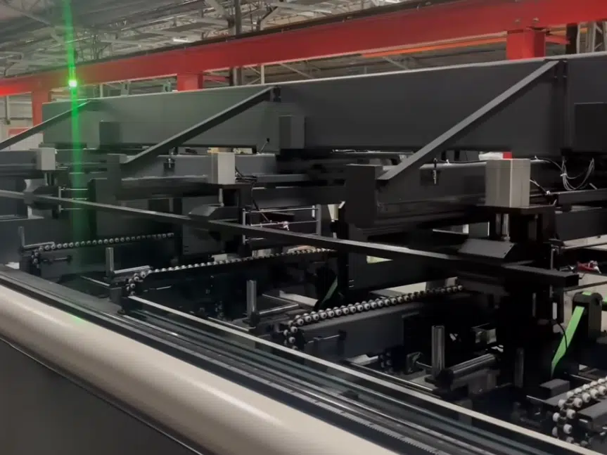 [日本1260A] 自动上料切管机+自动除渣系统