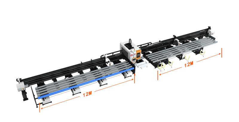 MEGA系列四卡盘光纤镭射切管机