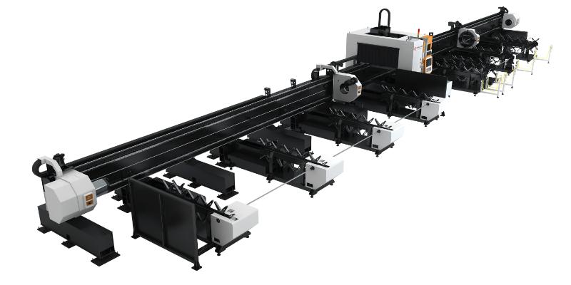 MEGA系列四卡盘光纤镭射切管机