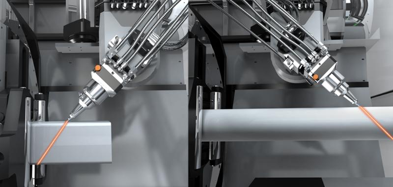 “i”系列三維五軸鐳射切管機