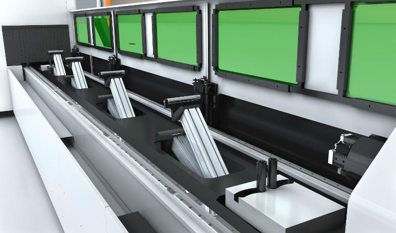 “i”系列三維五軸鐳射切管機