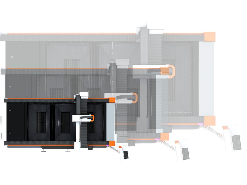 “E”系列单平台光纤镭射切割机