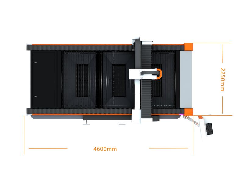 “E”系列单平台光纤镭射切割机