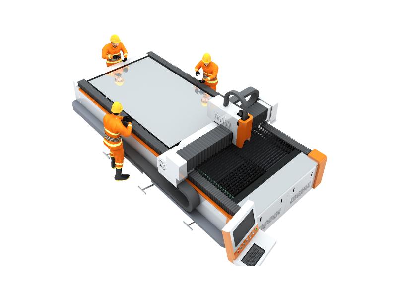 “E”系列单平台光纤镭射切割机