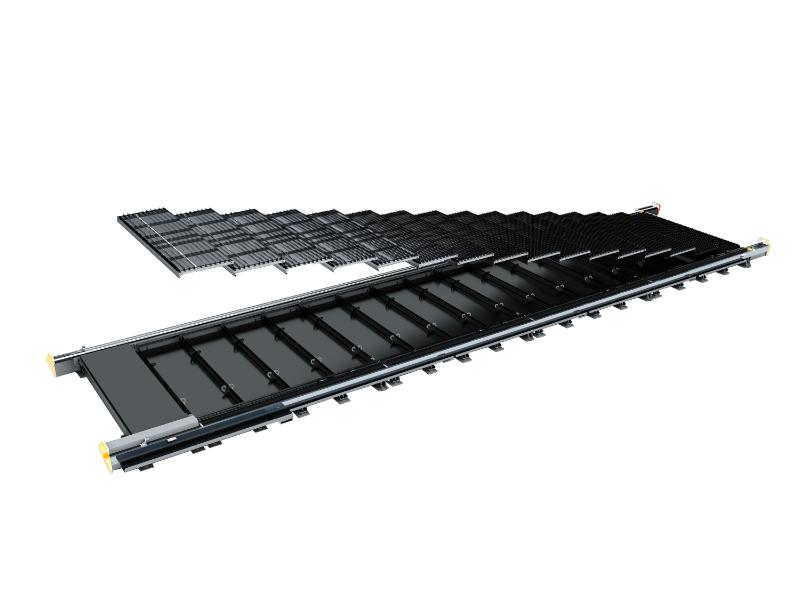 “H”系列地轨式超⼤幅⾯光纤镭射切割机