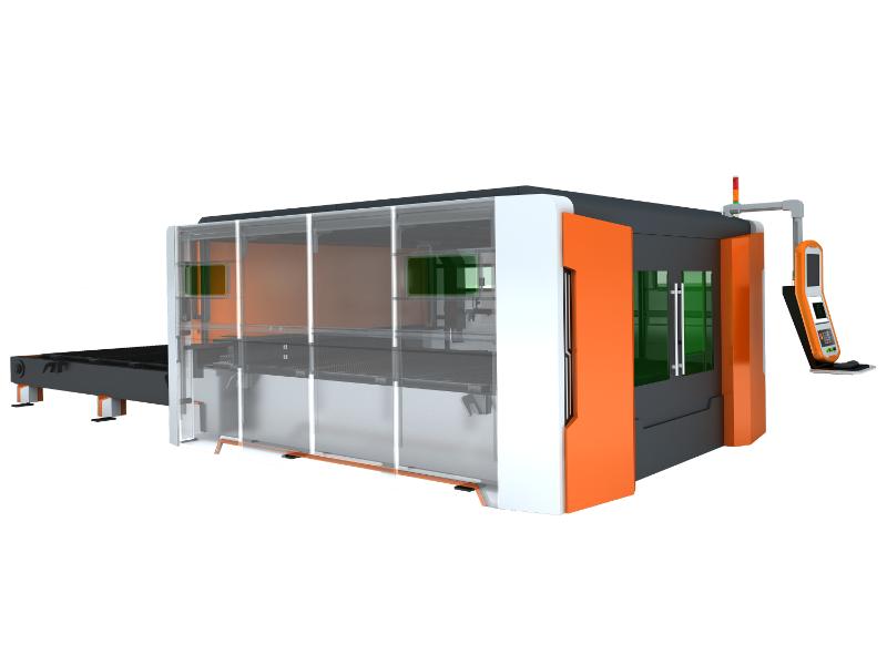 “X”系列双平台光纤镭射切割机