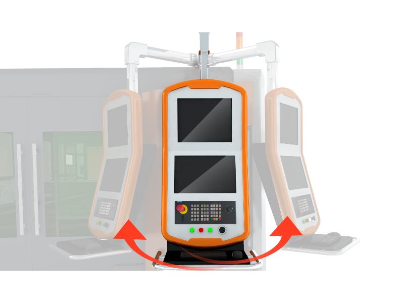 “X”系列双平台光纤镭射切割机