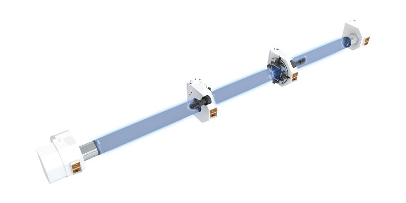 MEGA系列四卡盘光纤镭射切管机